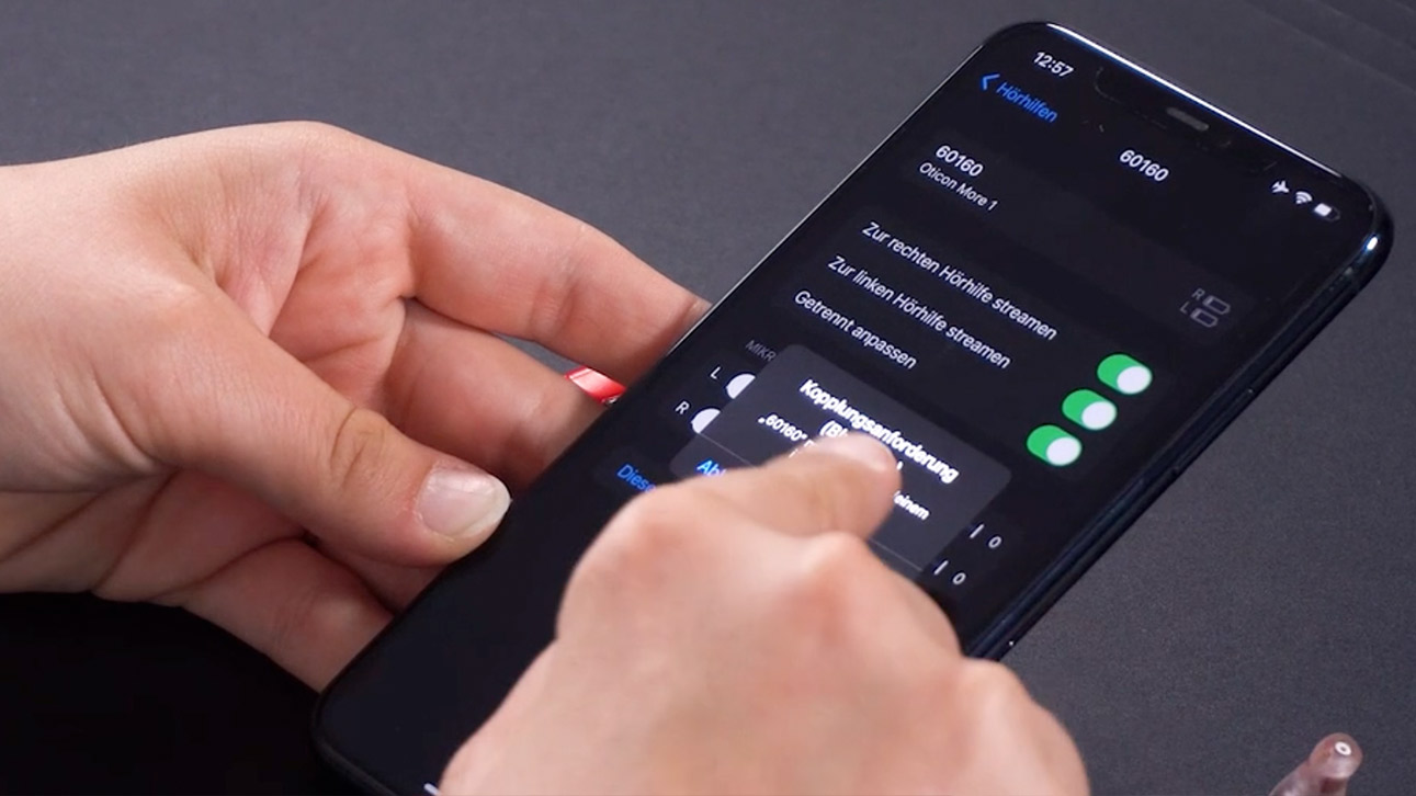 Wie kopple ich ein Hörgerät mit iOS?